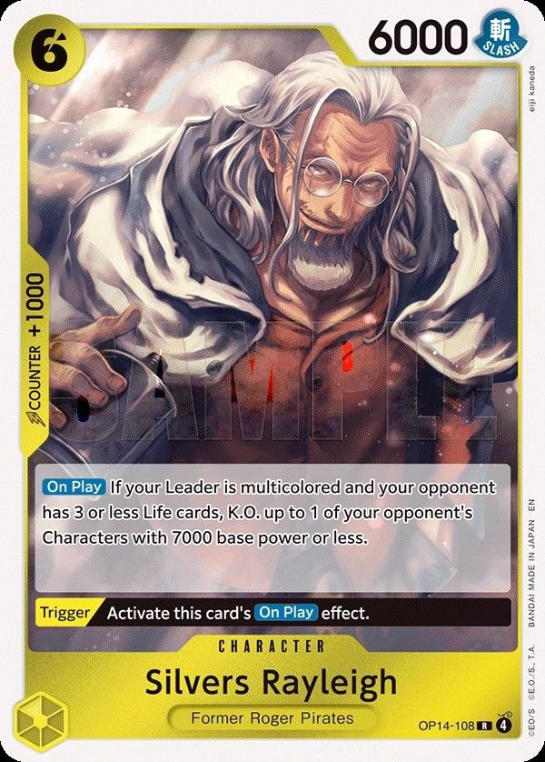 シルバーズ・レイリー SP/OP14-108 R Silvers Rayleigh #OP14-108 Price - The Azure Sea's Seven | Pack Magik