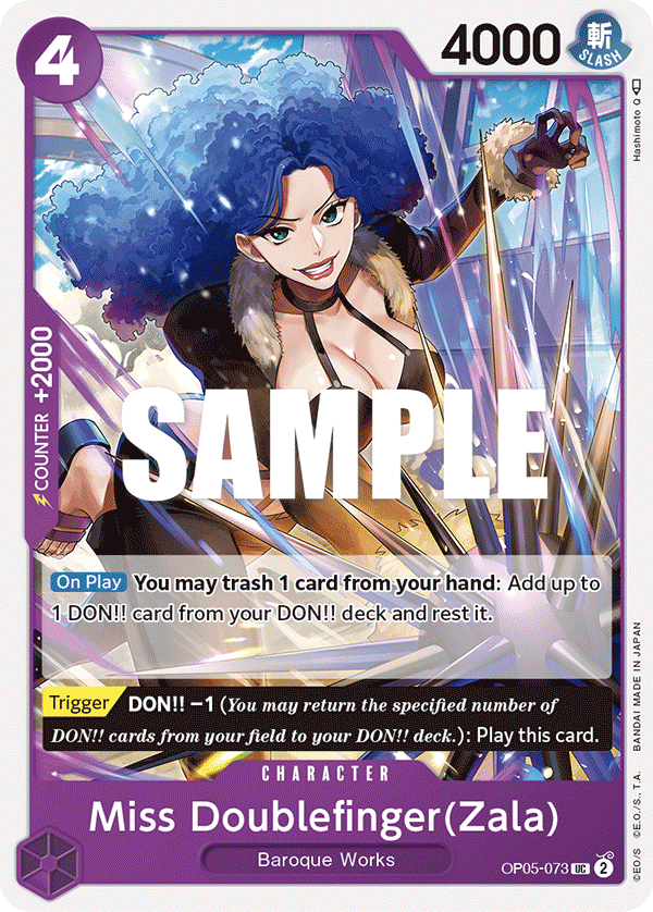 Miss Doublefinger Zala