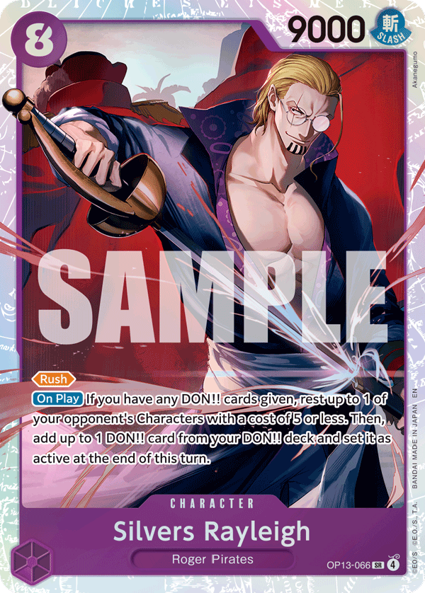 Silvers Rayleigh #OP14-108 Price - The Azure Sea's Seven | Pack Magik