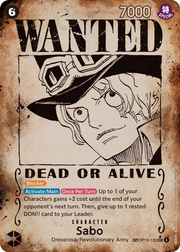 Sabo [Wanted Poster]