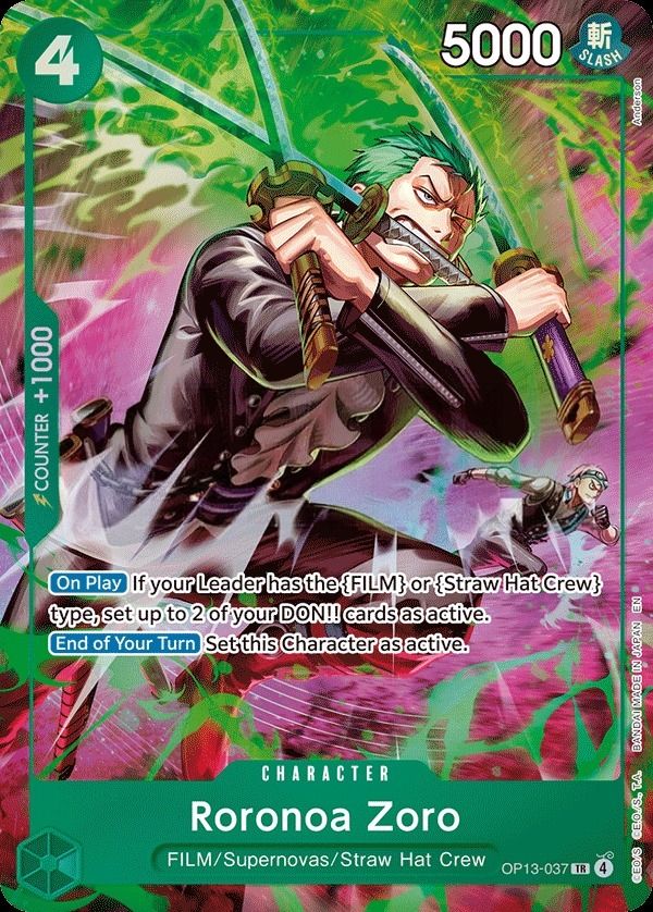 Roronoa Zoro [Treasure] Price - Adventure on Kami's Island | Pack