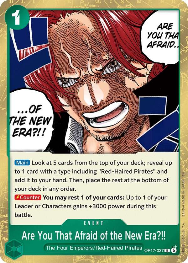 Are You That Afraid of the New Era?!!