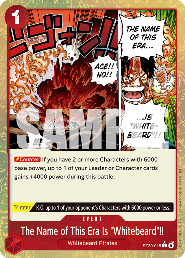 The Name of This Era Is "Whitebeard"!! [Alt Art]