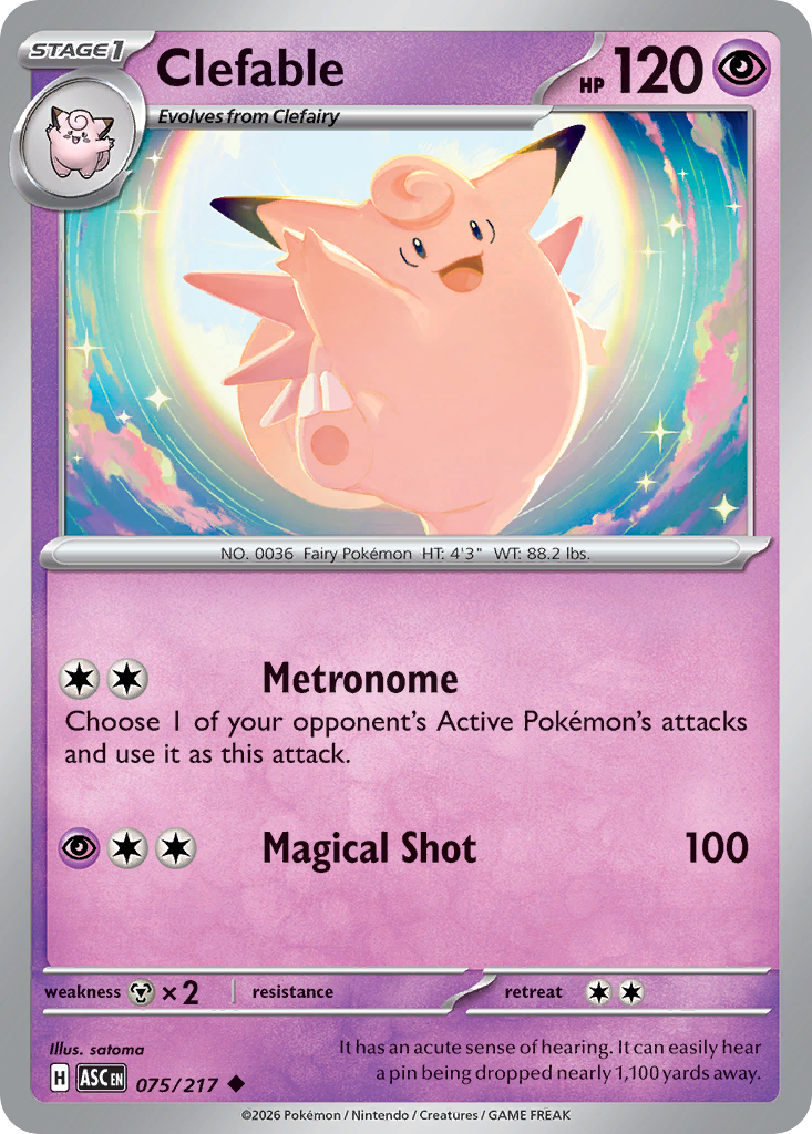 Clefable [Reverse Holo]