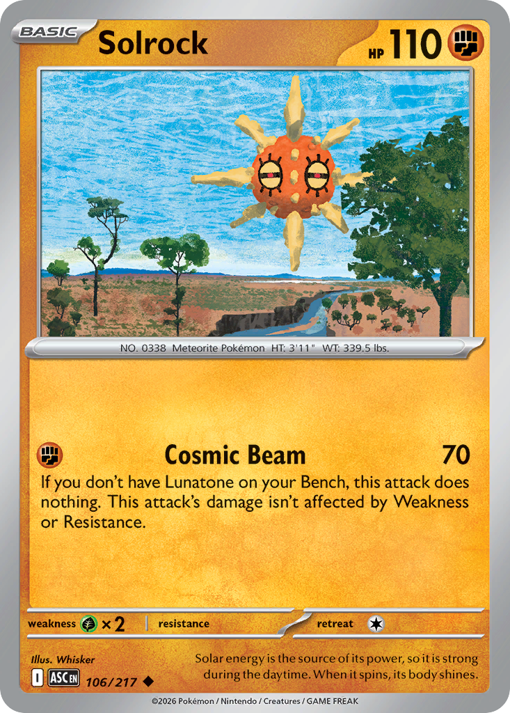 Solrock [Reverse Holo]