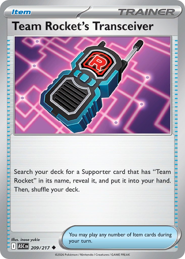 Team Rocket's Transceiver [Reverse Holo]