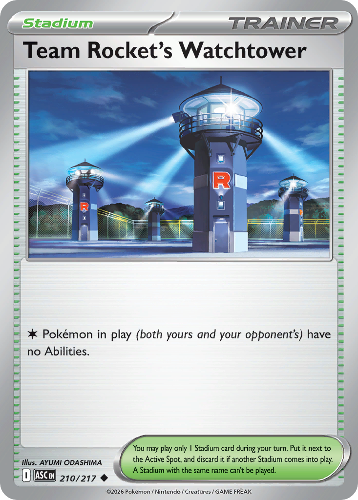 Team Rocket's Watchtower [Reverse Holo]