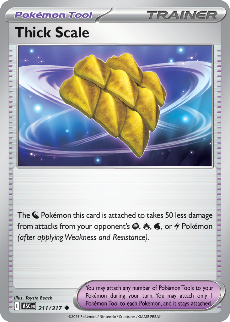 Thick Scale [Reverse Holo]