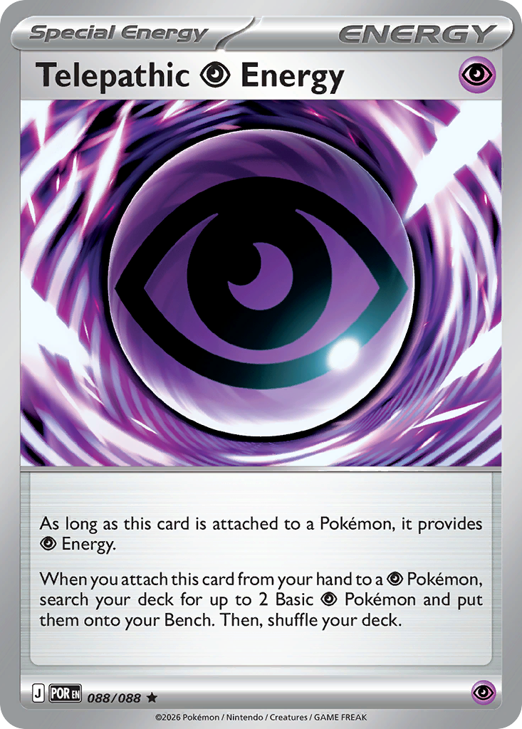 Telepathic Psychic Energy [Reverse Holo]