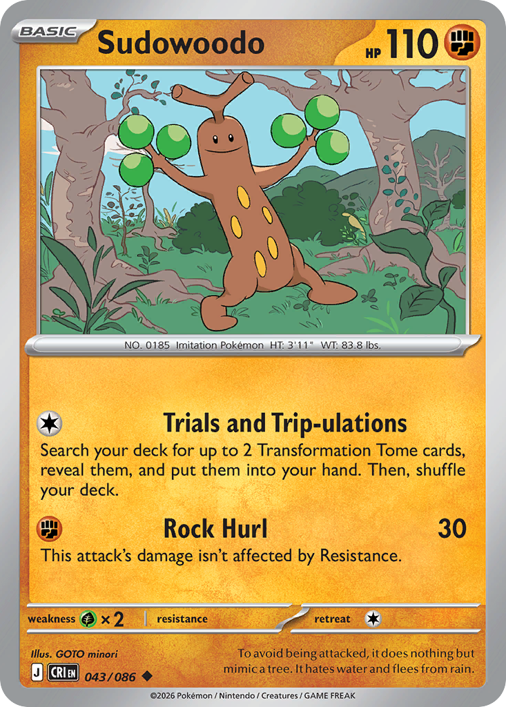 Sudowoodo [Reverse Holo]