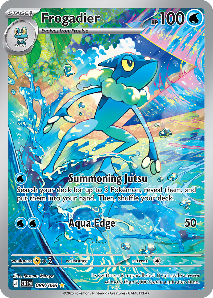 Frogadier #089/086 Price - Chaos Rising | Pack Magik
