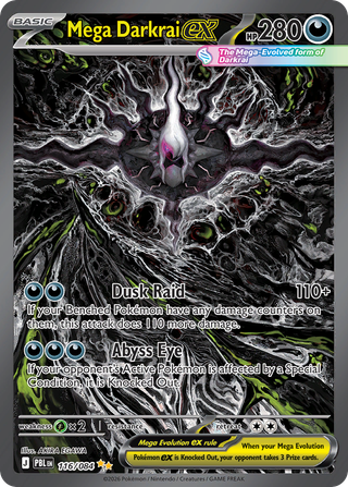 Mega Darkrai ex — Pitch Black