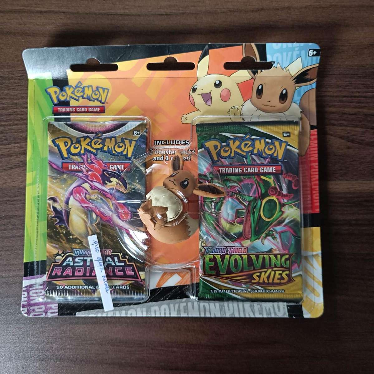 Back to School Eevee Eraser 2-Pack Blister