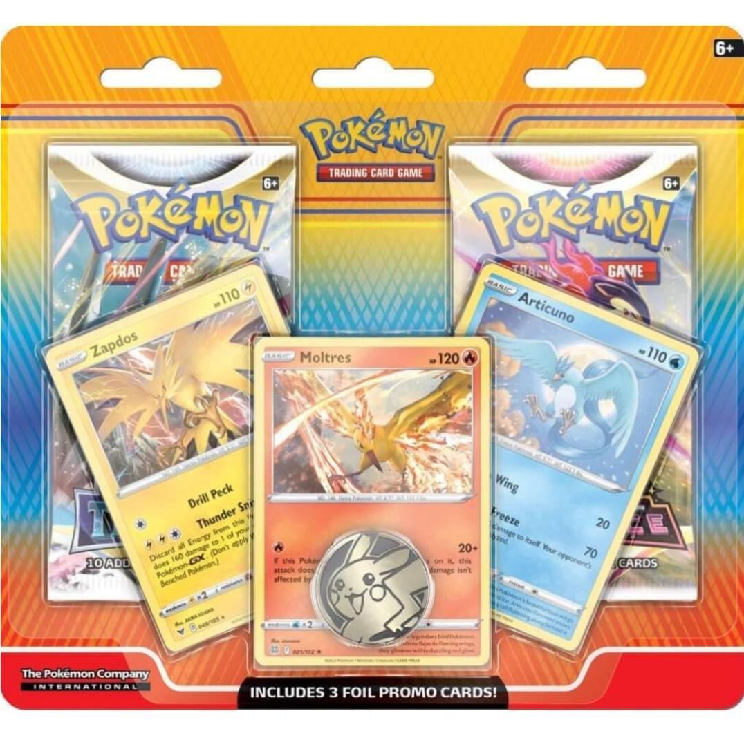 Moltres Zapdos Articuno Blister Pack
