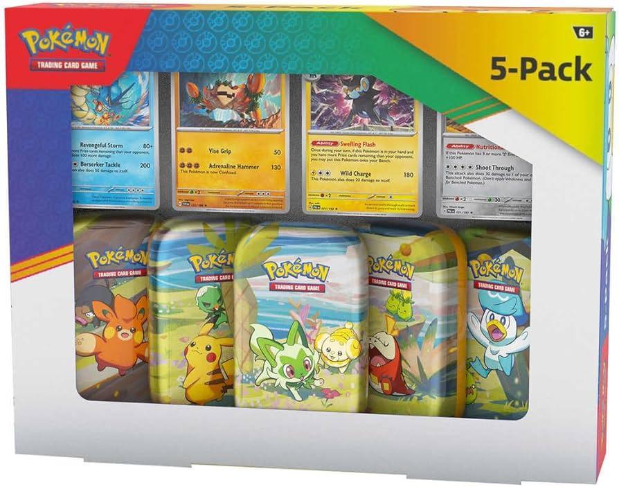 Paldea Friends Mini Tins 5-Pack
