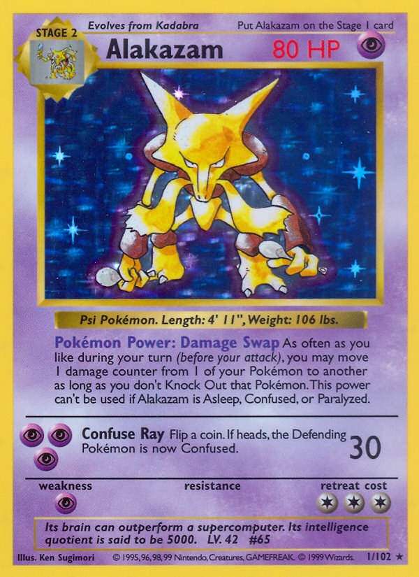 Alakazam [Shadowless]