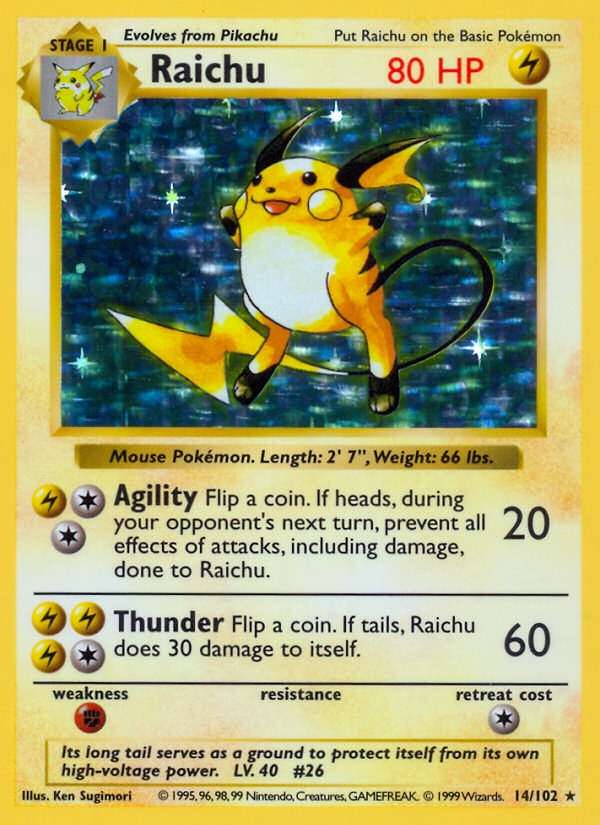 Raichu [Shadowless]