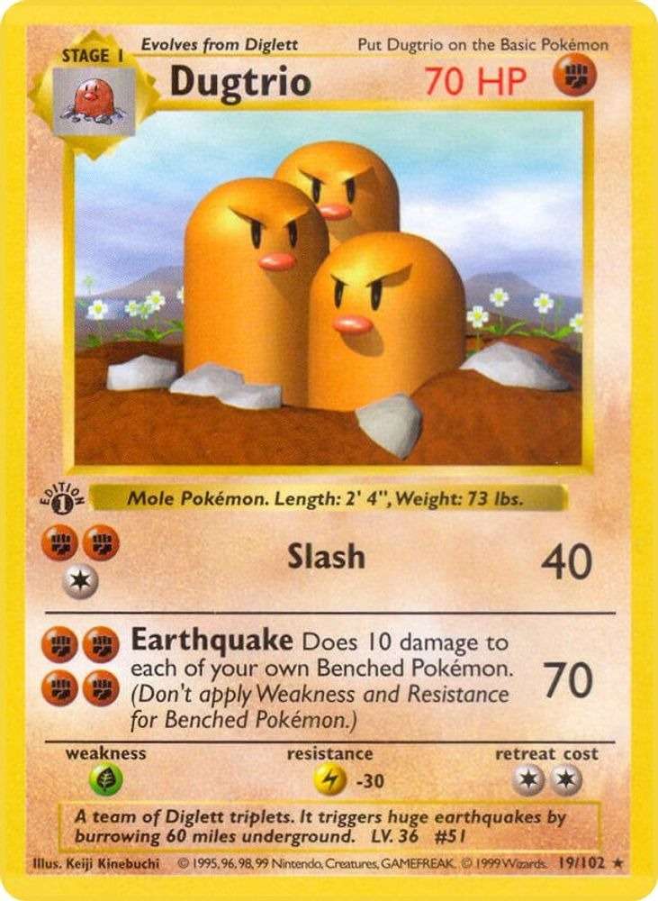 Dugtrio [Shadowless]