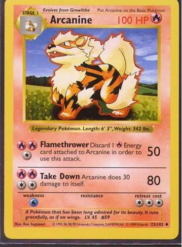 Arcanine [Shadowless]