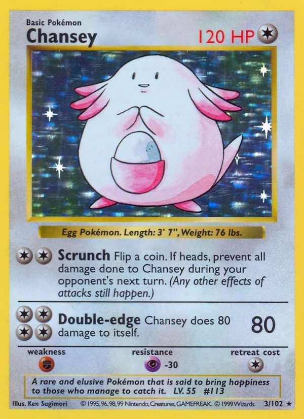 Chansey [Shadowless]