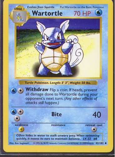Wartortle [Shadowless]