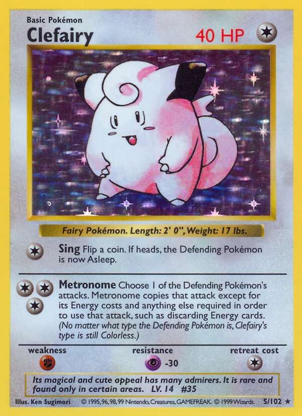 Clefairy [Shadowless]