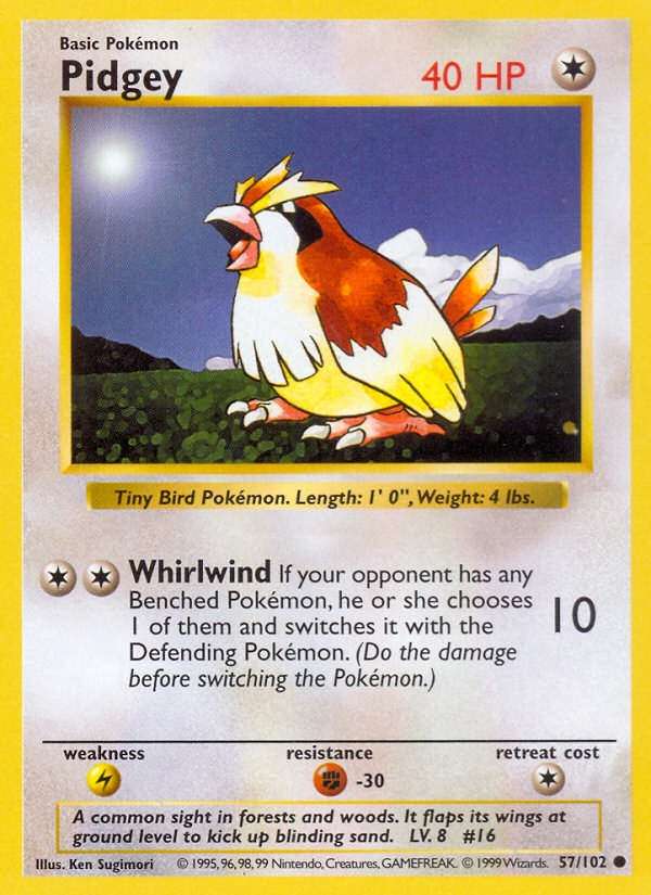Pidgey [Shadowless]