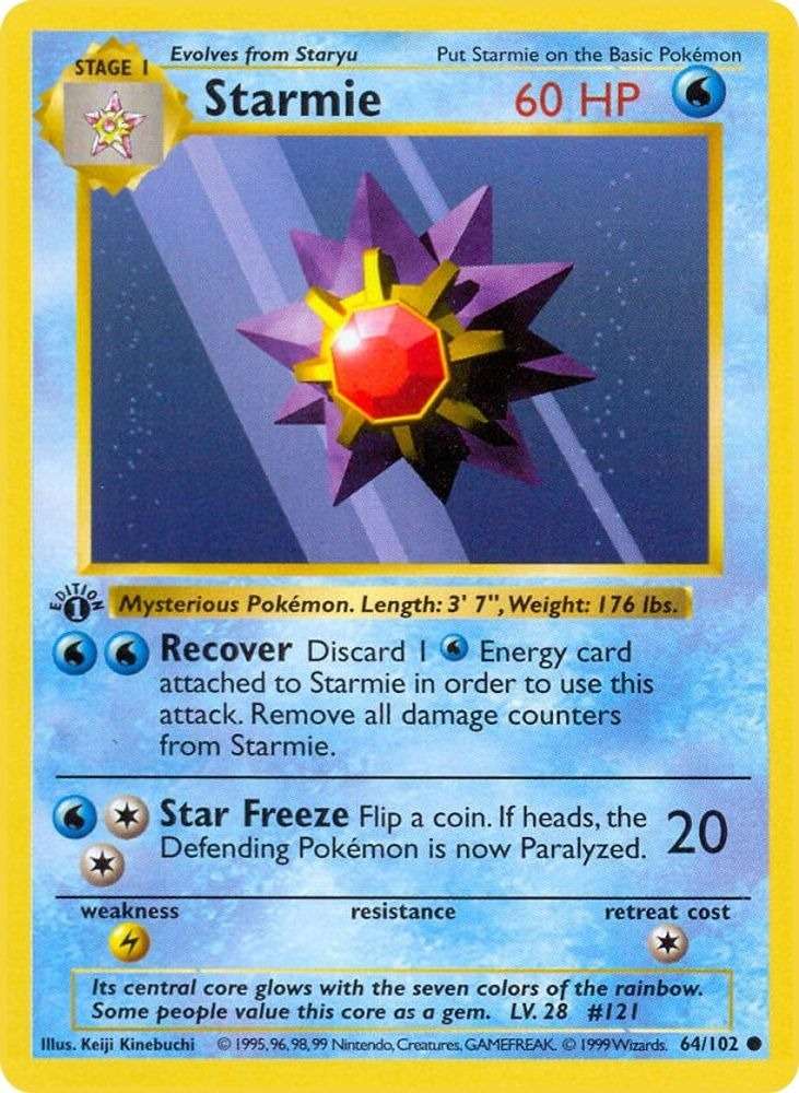 Starmie [Shadowless]