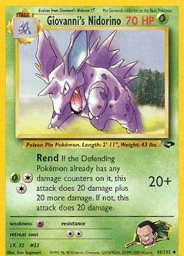 Giovanni's Nidorino