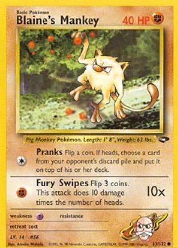 Blaine's Mankey