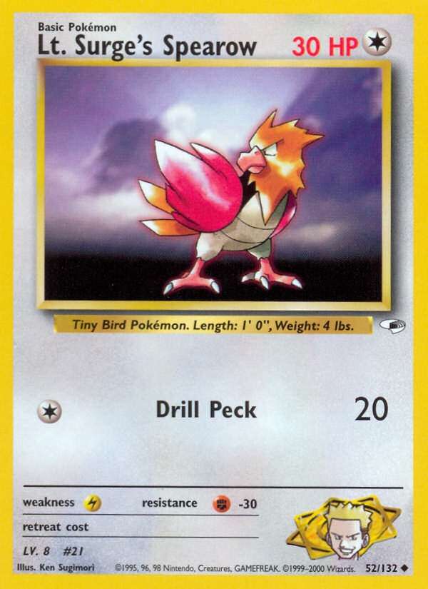 Lt. Surge's Spearow